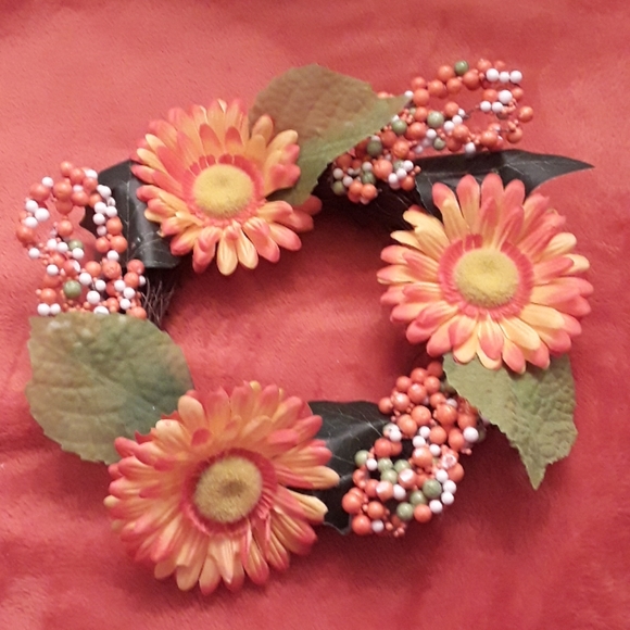 Handmade Other - 💕ARTISAN💕Gerber Daisy Center Piece Wreath